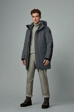 Chamarras Canada Goose Hombre México - Brockton Abrigos Black Label Grises WC9320876